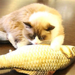 Simulation Fish Toy Funny Cat Toy Fish Stuff Scratching Post Board Toy, Small Size: 21.5 x 8.0 x 5.0cm - Trustpick