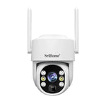 SriHome DH005 4MP 2K Low Power Consumption Wireless Security Camera System with Solar Panel - Trustpick