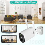 T20 1080P Full HD Solar Powered WiFi Camera, Support Motion Detection, Night Vision, Two Way Audio, TF Card - Trustpick