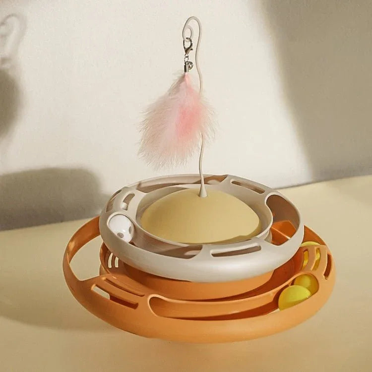 Tumbler Turntable Pet Cat Planet Toy - Trustpick