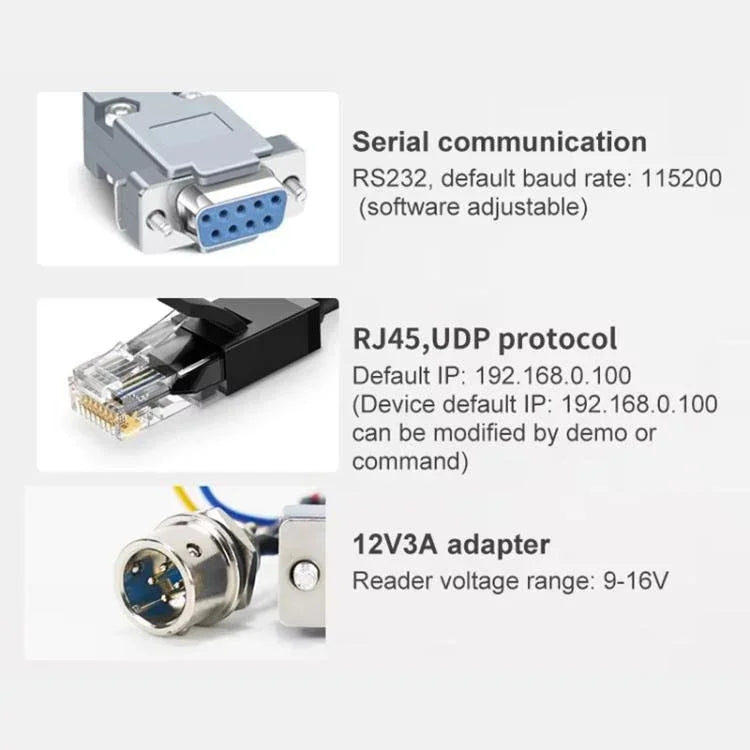 UHF RFID Long Range 9dBi Integrated Reader with E710 Chip, Style: Built - in Heating Constant Temperature Module - Trustpick