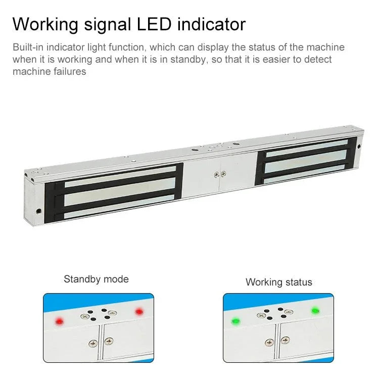 YH - 280D Double Door Magnetic Lock (280kg) - Trustpick